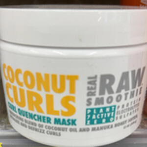 Real Raw Smoothie Coconut Curls Curl Quench Mask, 12 oz